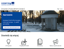 Tablet Screenshot of europasrodkowa.gov.pl